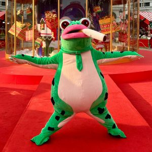 Mascot bông Ếch xanh