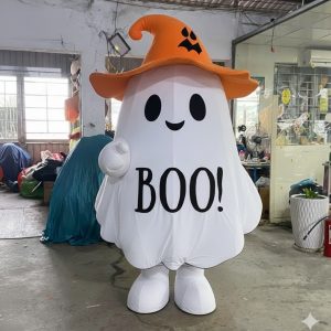 Mascot bông Ma Halloween